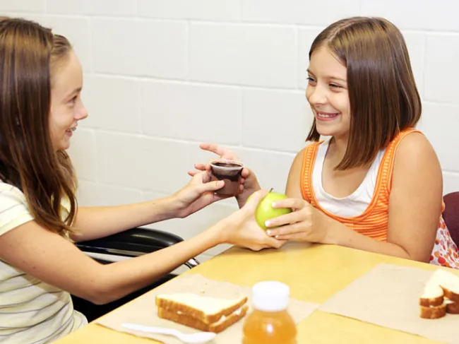 trading lunches